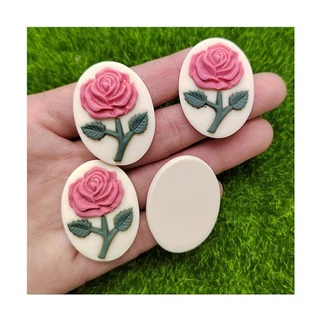 จี้ดอกกุหลาบสีชมพู